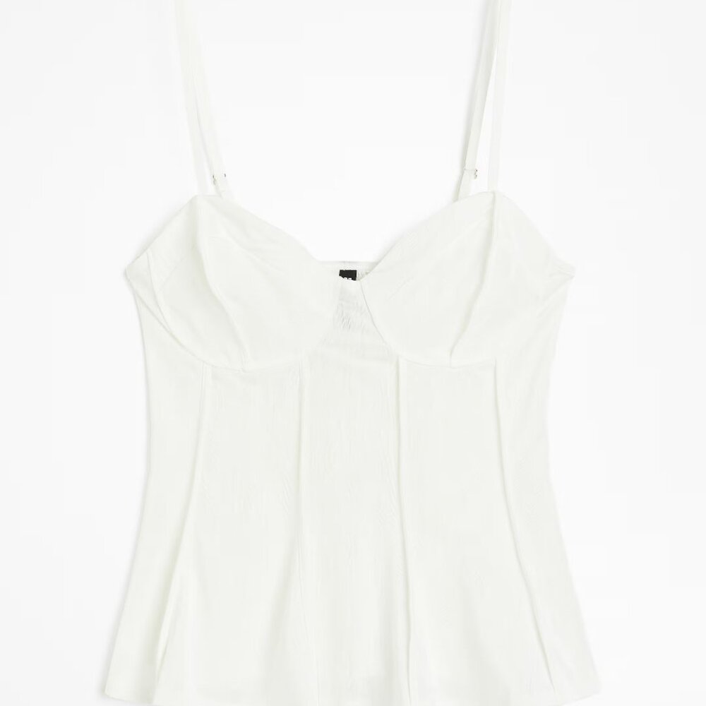 Corset-style Bustier Top